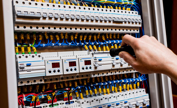 Tableau électrique installation près d'Arras