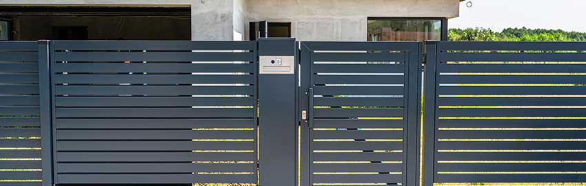 installation d'un portail extérieur et d'un interphone arras